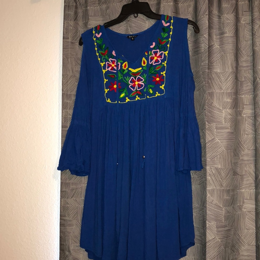 Mexican style embroidered dress